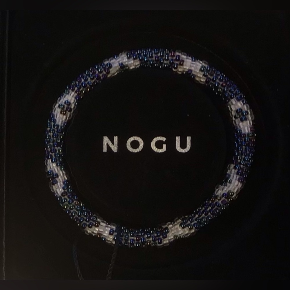 💙💜🤍 NOGU Himalayan Blue, Purple, White Bracelet 🤍💜💙